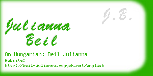 julianna beil business card